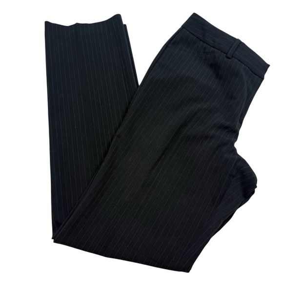 Zac & Rachel Pants - Zac & Rachel Women's Black Pinstripe Trousers